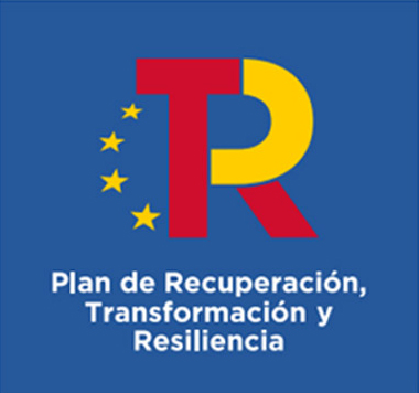Logo Plan de Recuperación, transformación y resiliencia.